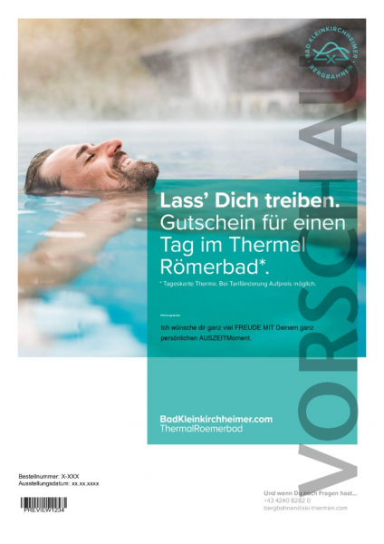 Thermal Römerbad - Tageskarte Therme